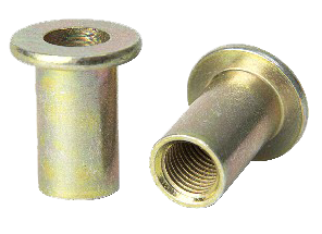 Can a rivet nut be used in plastic?